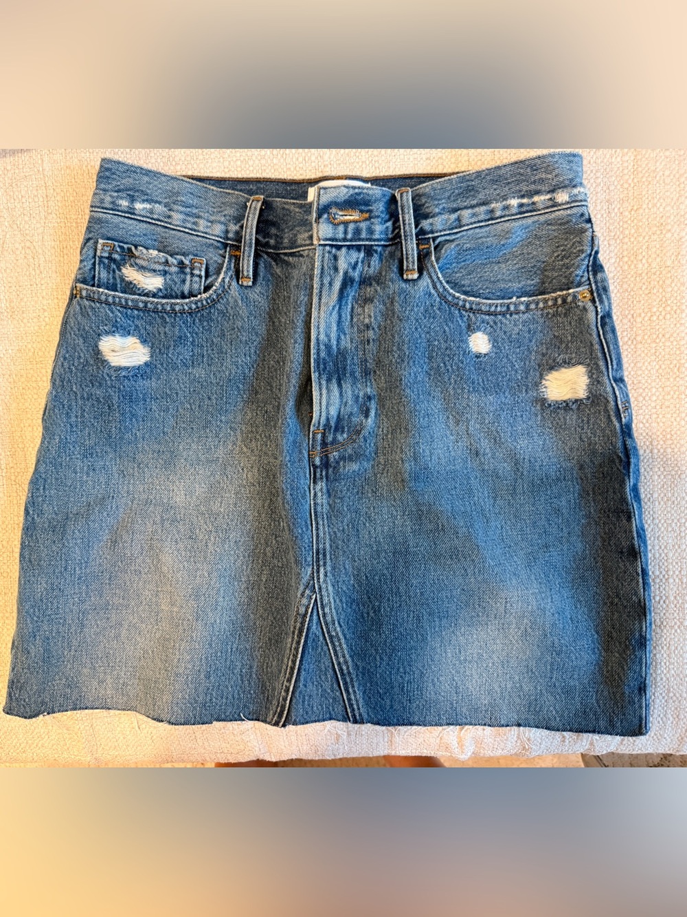 Frame Women's Short Denim Skirt Size 27